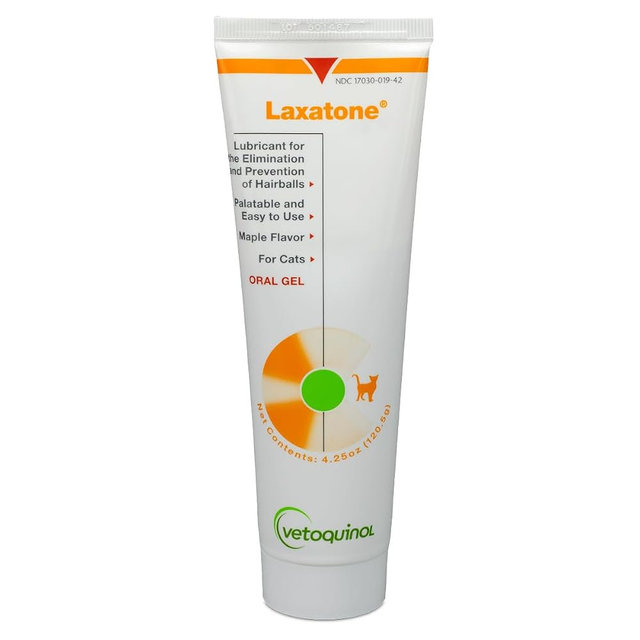 Vetoquinol Laxatone - Hairball Gel for Cats - Gentle Oral Lubricant for Everyday Use - Well-Flavored Hairball Remedy - Easy-to-Use Pet Care Essentials - 4.25 Ounce