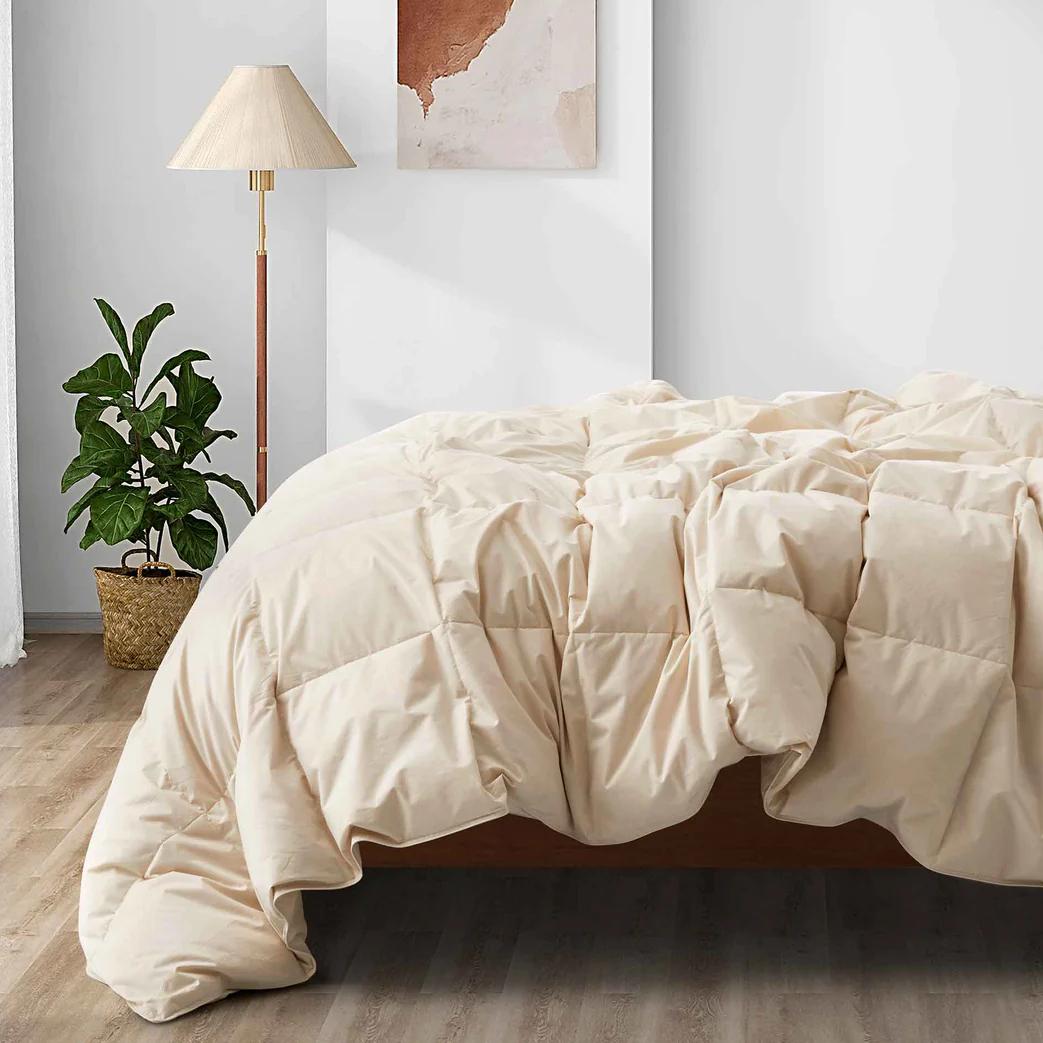 Organic Cotton Comforter - Queen / off-white