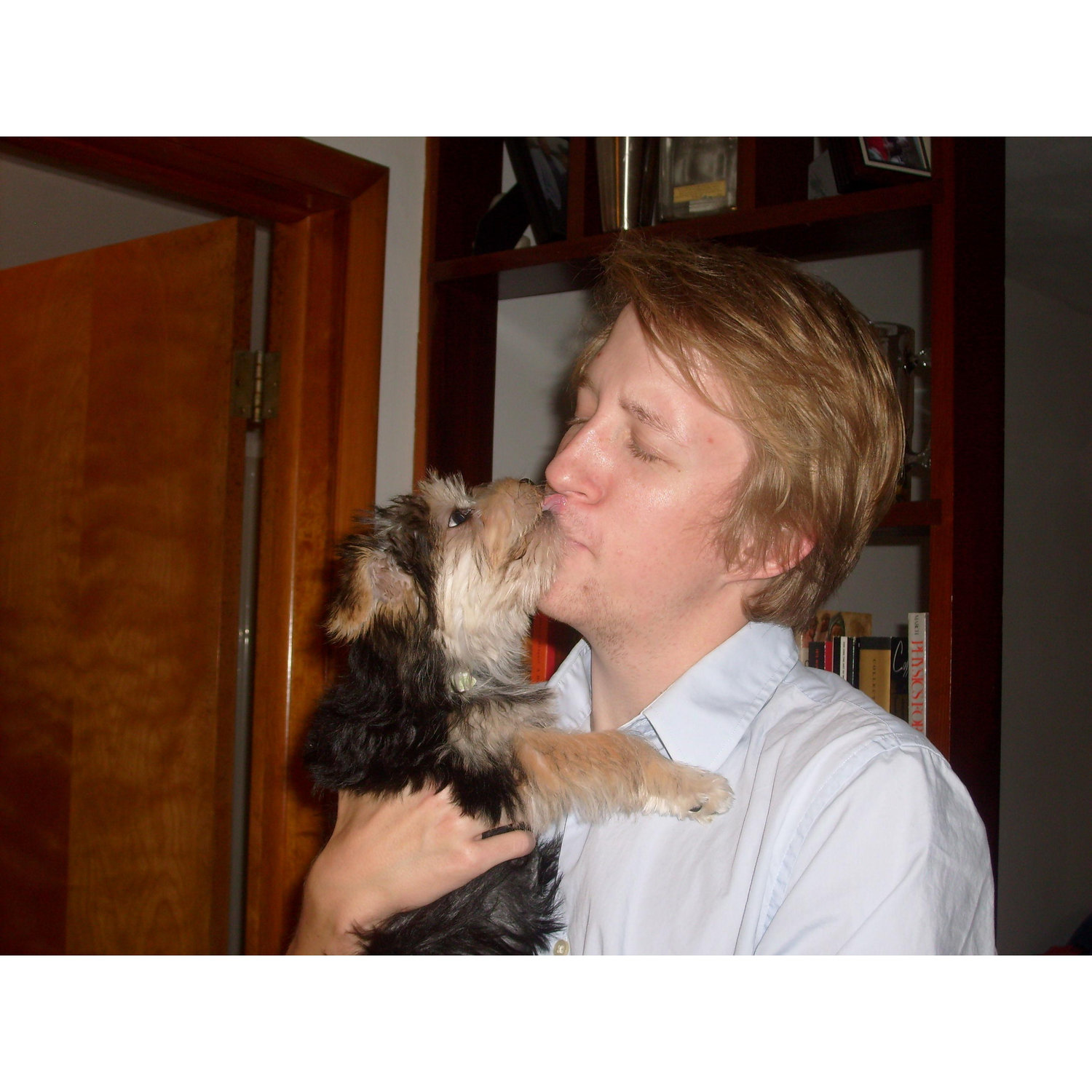 She's never stopped licking...