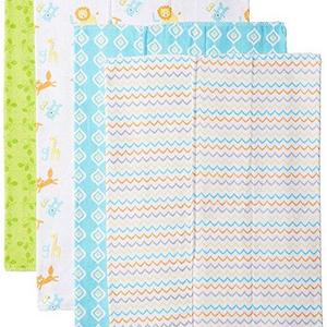 Luvable Friends Layered Flannel Burp Cloths