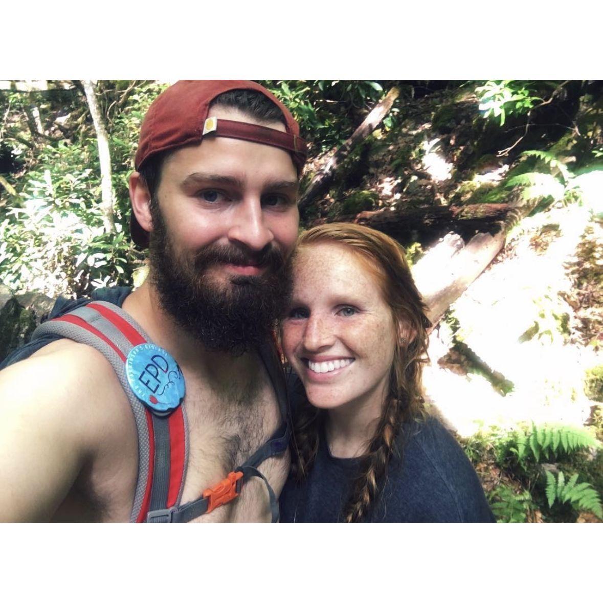 One of our first hiking trips together. Ace found a rattlesnake!