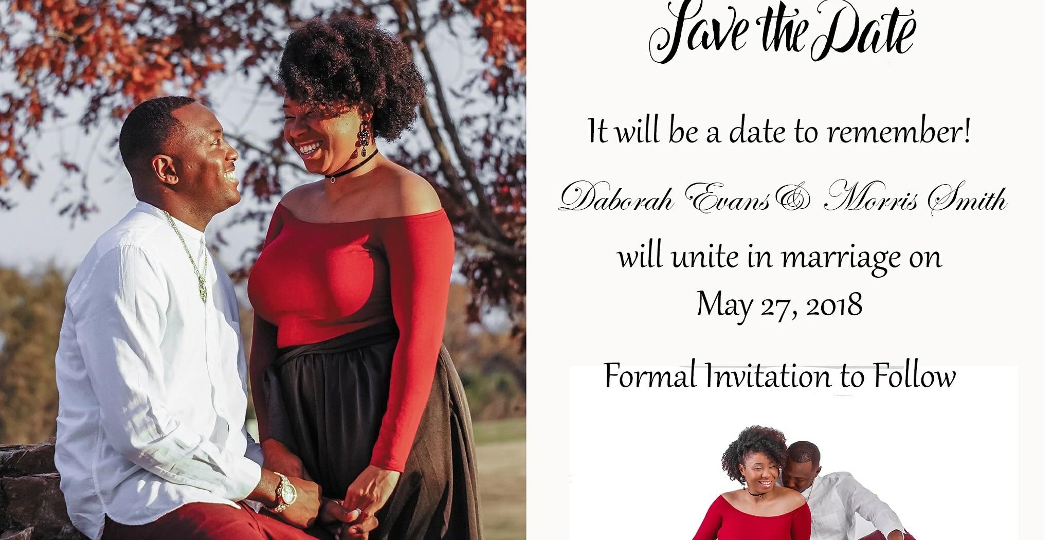 The Wedding Website of Daborah Evans and Morris Smith