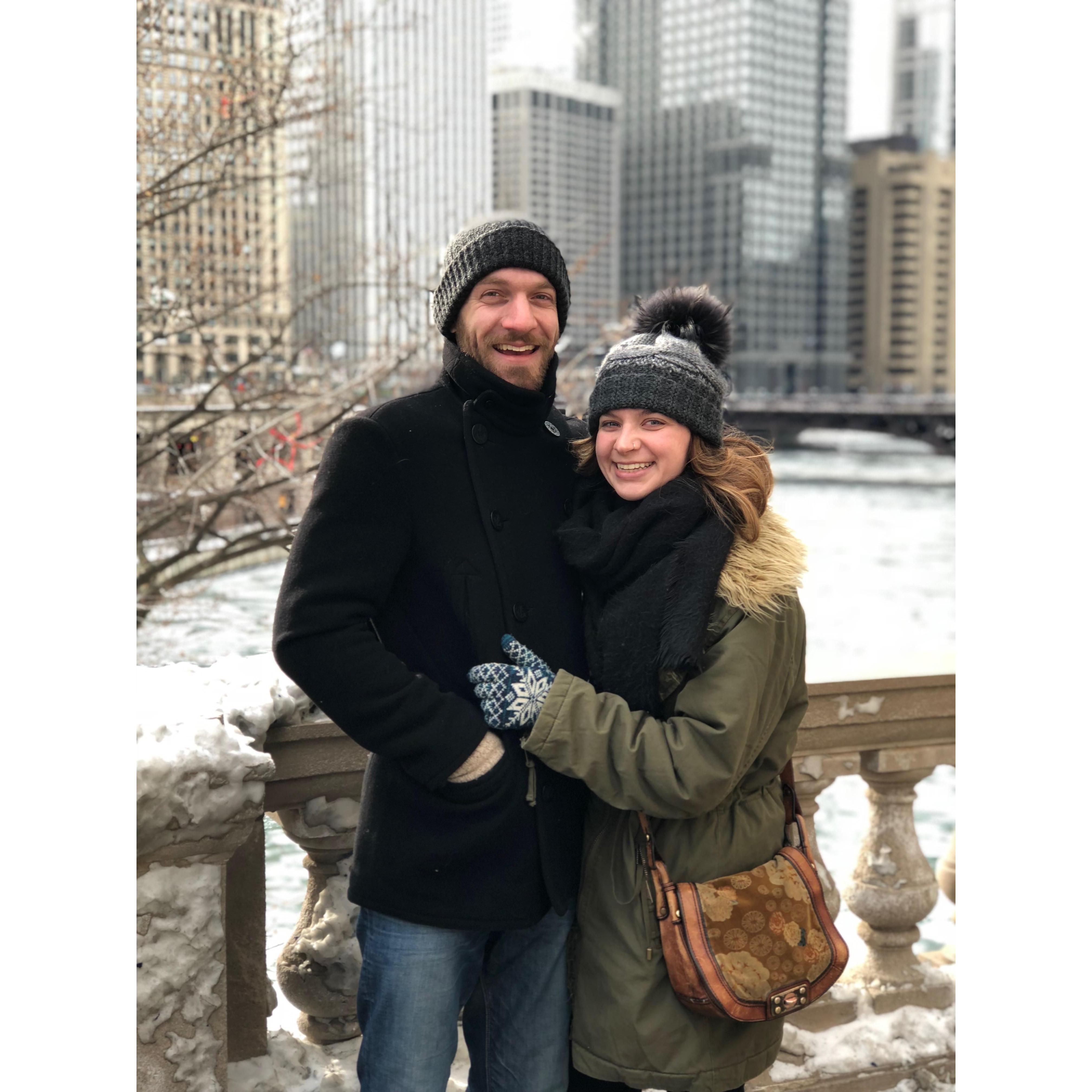 Celebrating Jeremy's 30th in Chicago