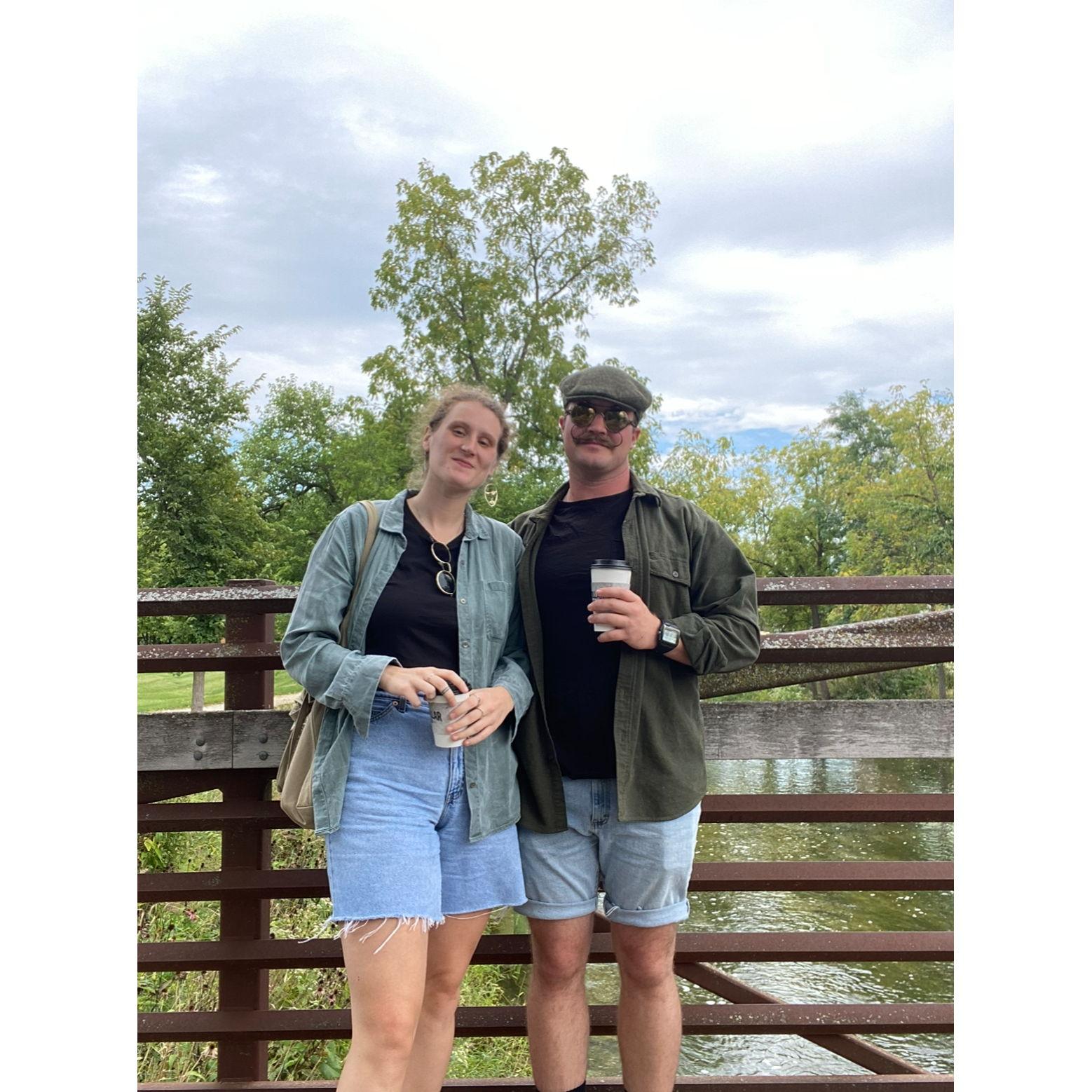 We love coffee and apparently matching outfits