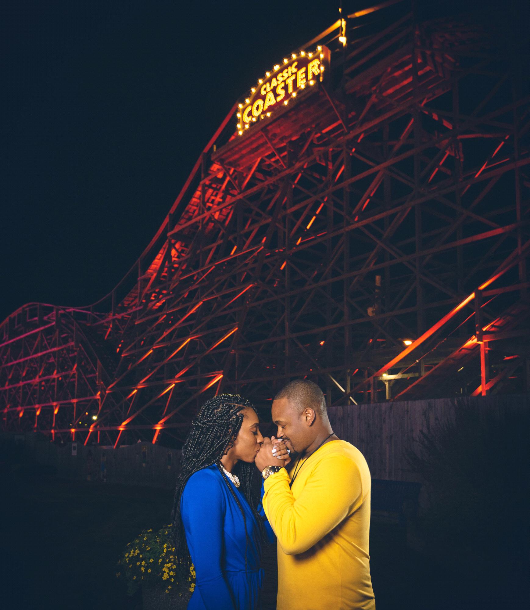 Life is like a rollercoaster and we couldn’t be any more excited to go on this ride together. Forever.