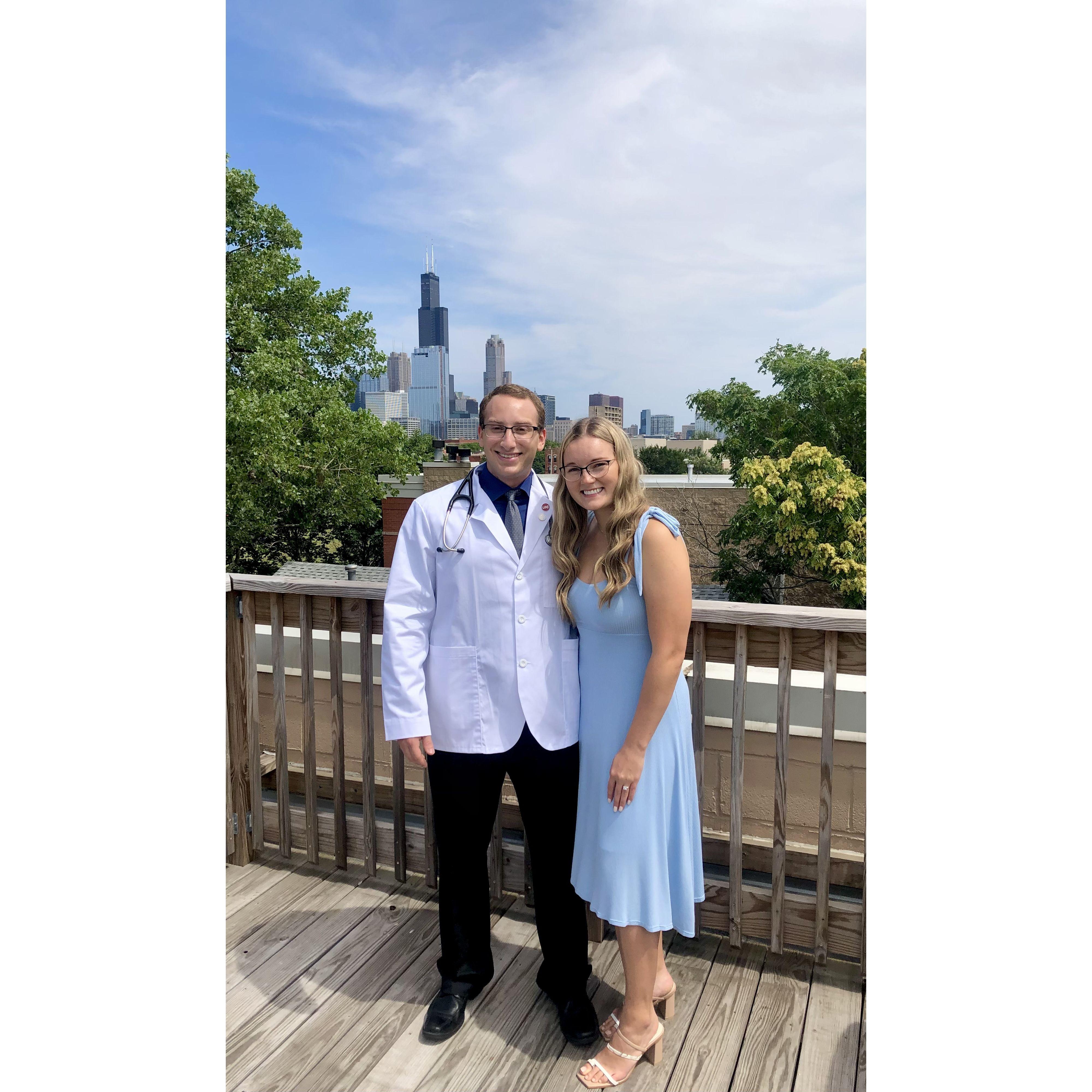 Zack's white coat ceremony!