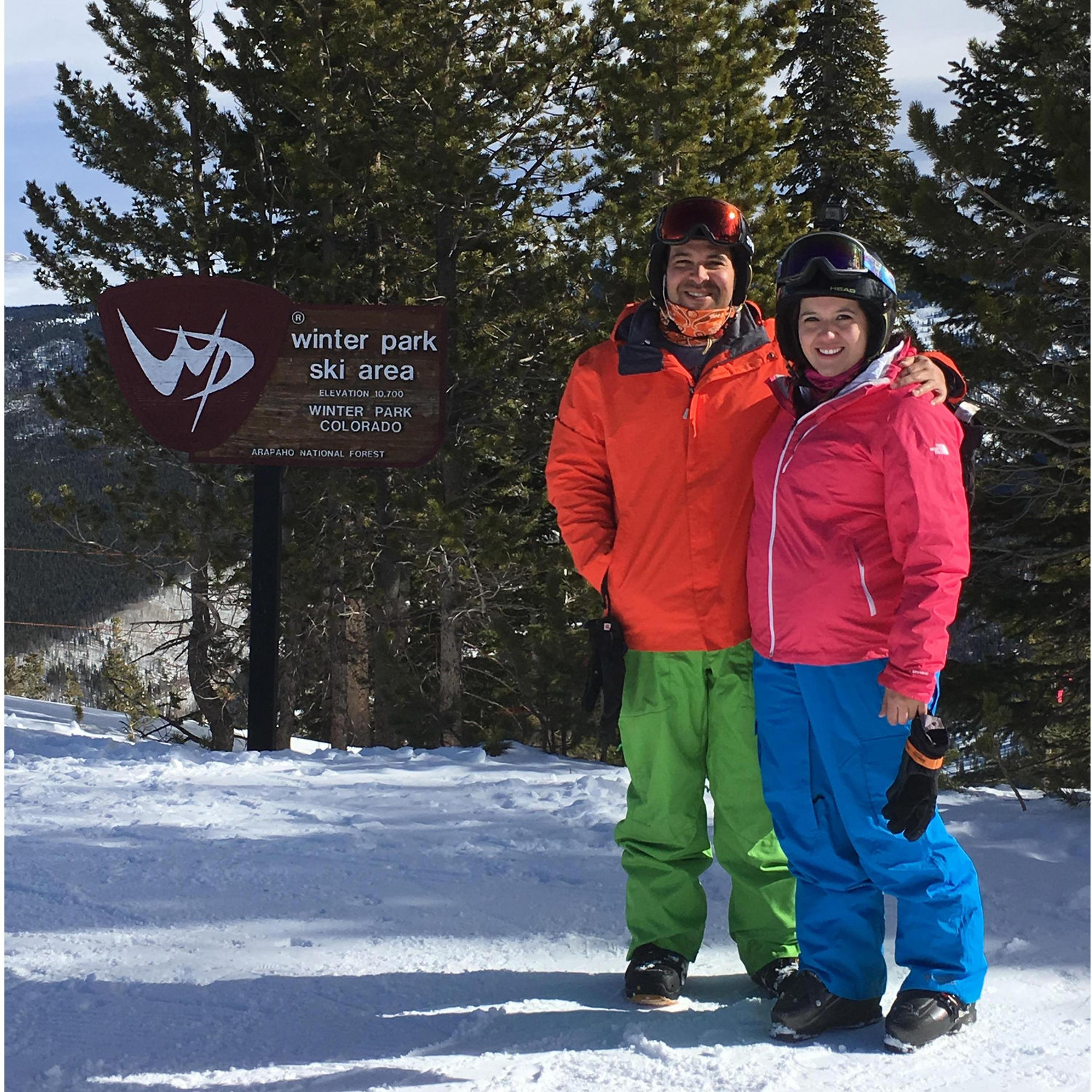 Annette went skiing for the first time! #bucketlist Andy and Annette went to Winter Park, CO and had the most romantic and adventurous time yet!