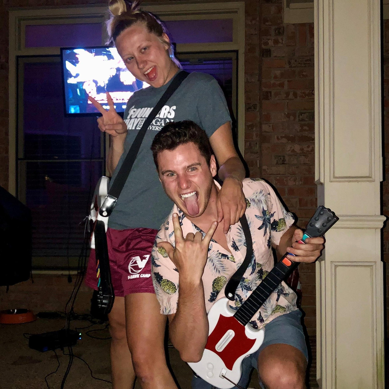 Who do you think is better at Guitar Hero?! We dig these bad boys out of the closet every so often to battle it out