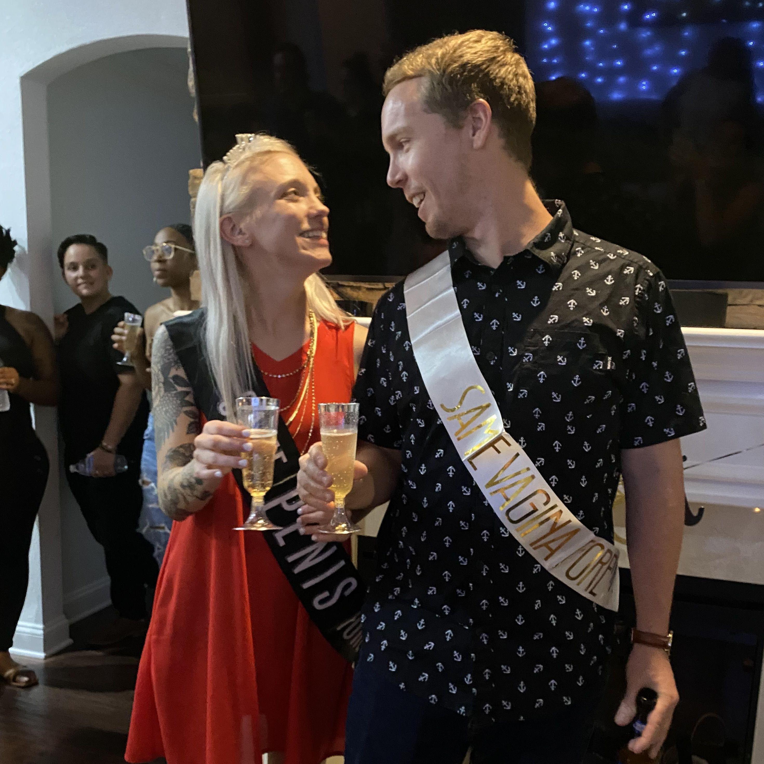 A beautiful night celebrating our engagement!
