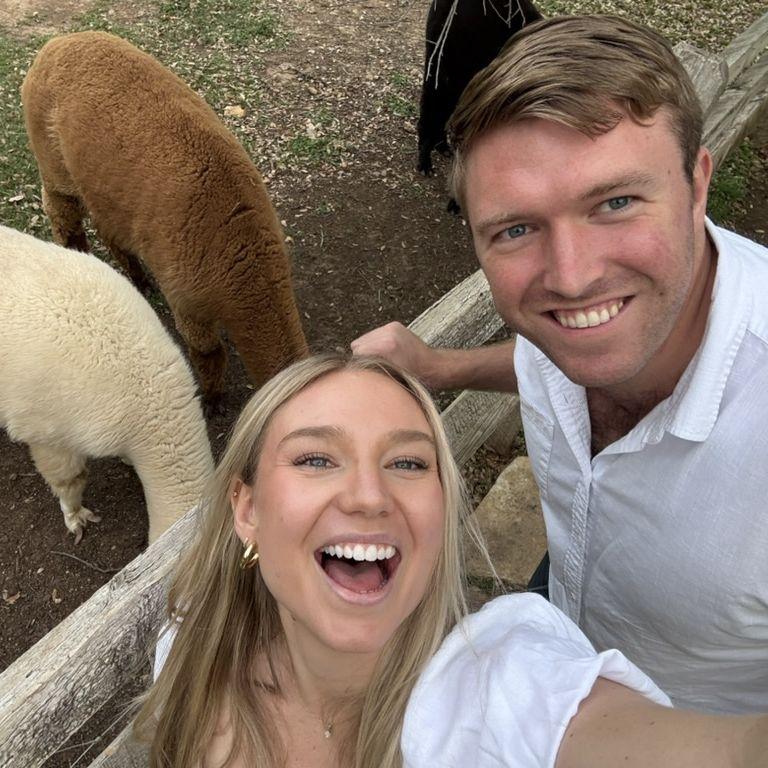 Visiting the alpacas of Camp Lucy