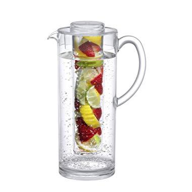Prodyne FI-60 Fruit Infusion Pitcher, 60 oz, Clear