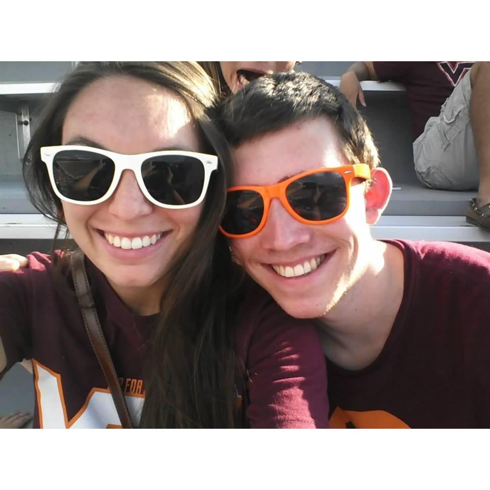 Our first VT football game as alumni!
September 2014