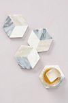 Geometric Marble Coasters, Set of 4