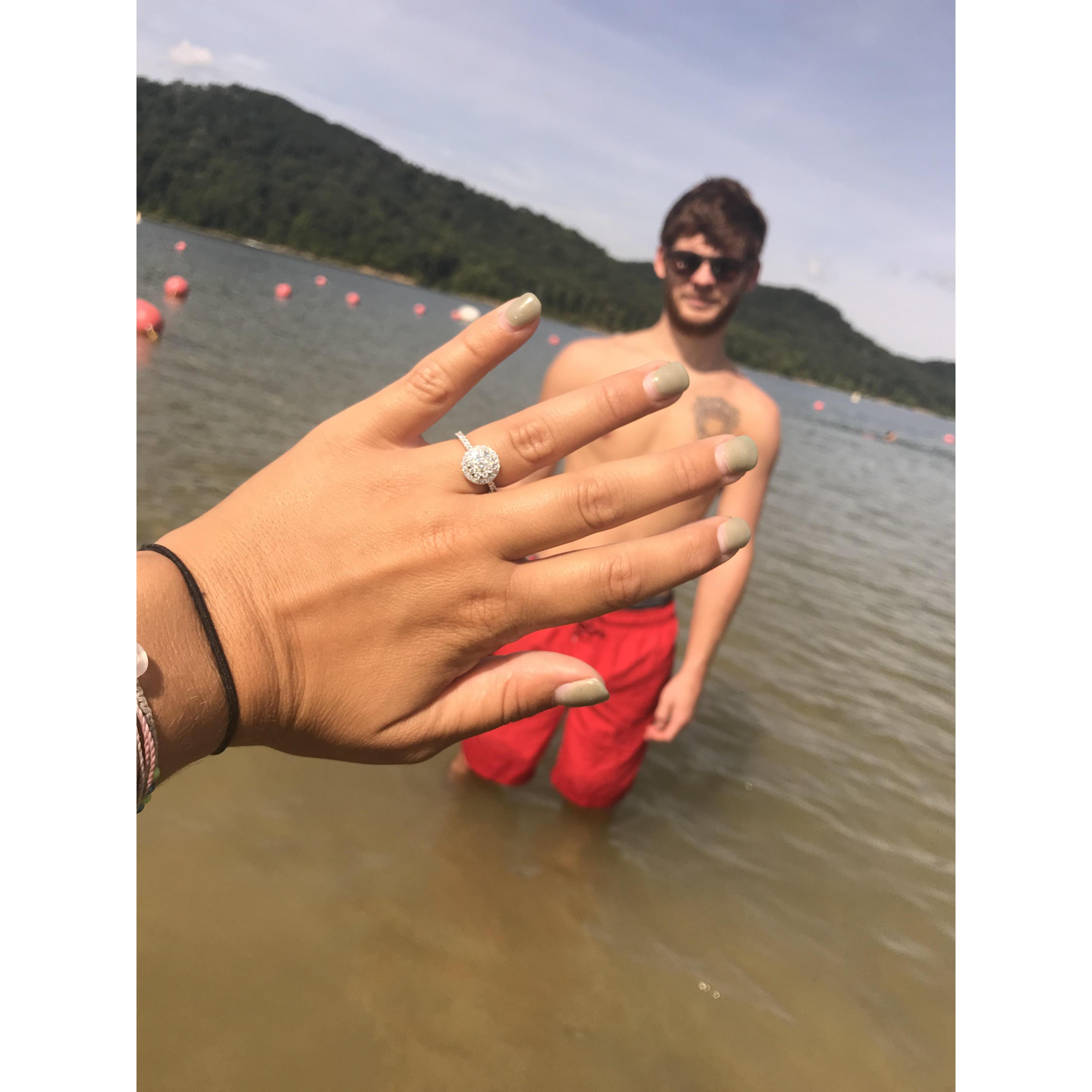 When I said "Yes" to forever with my best friend!