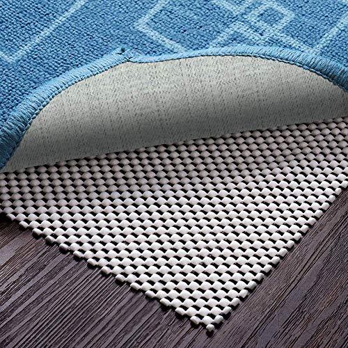 Veken Non-Slip 5 x 7 Ft Extra Thick Gripper for Any Hard Surface Floors, White