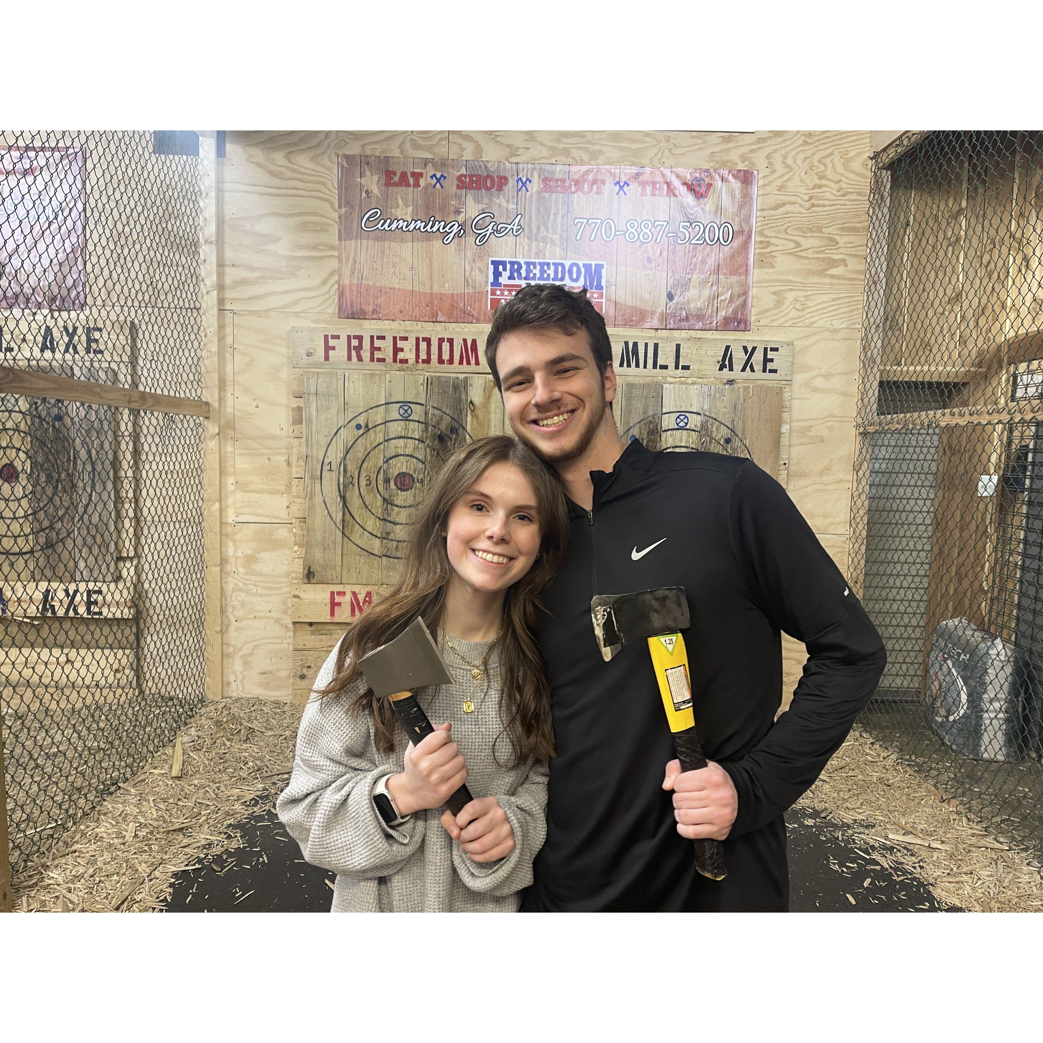 Our first date. January 29, 2022