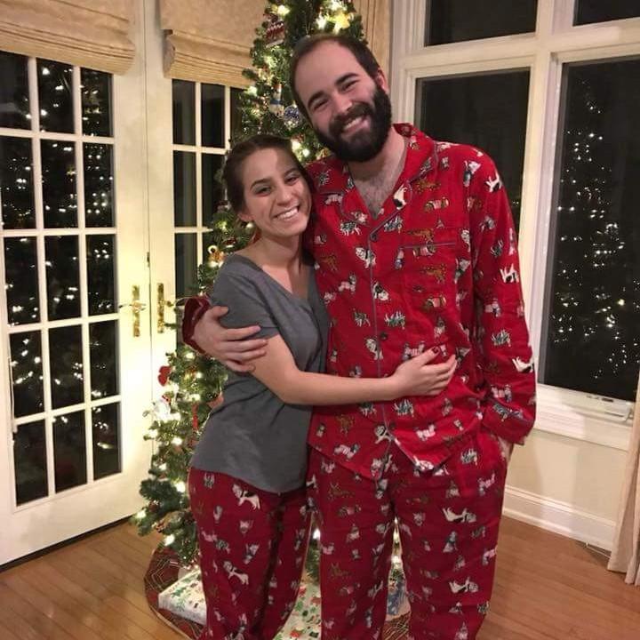 Matching PJs to celebrate Matt's 25th birthday!