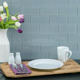 Soft Rectangular Reclaimed Flat Wood Board with Handles