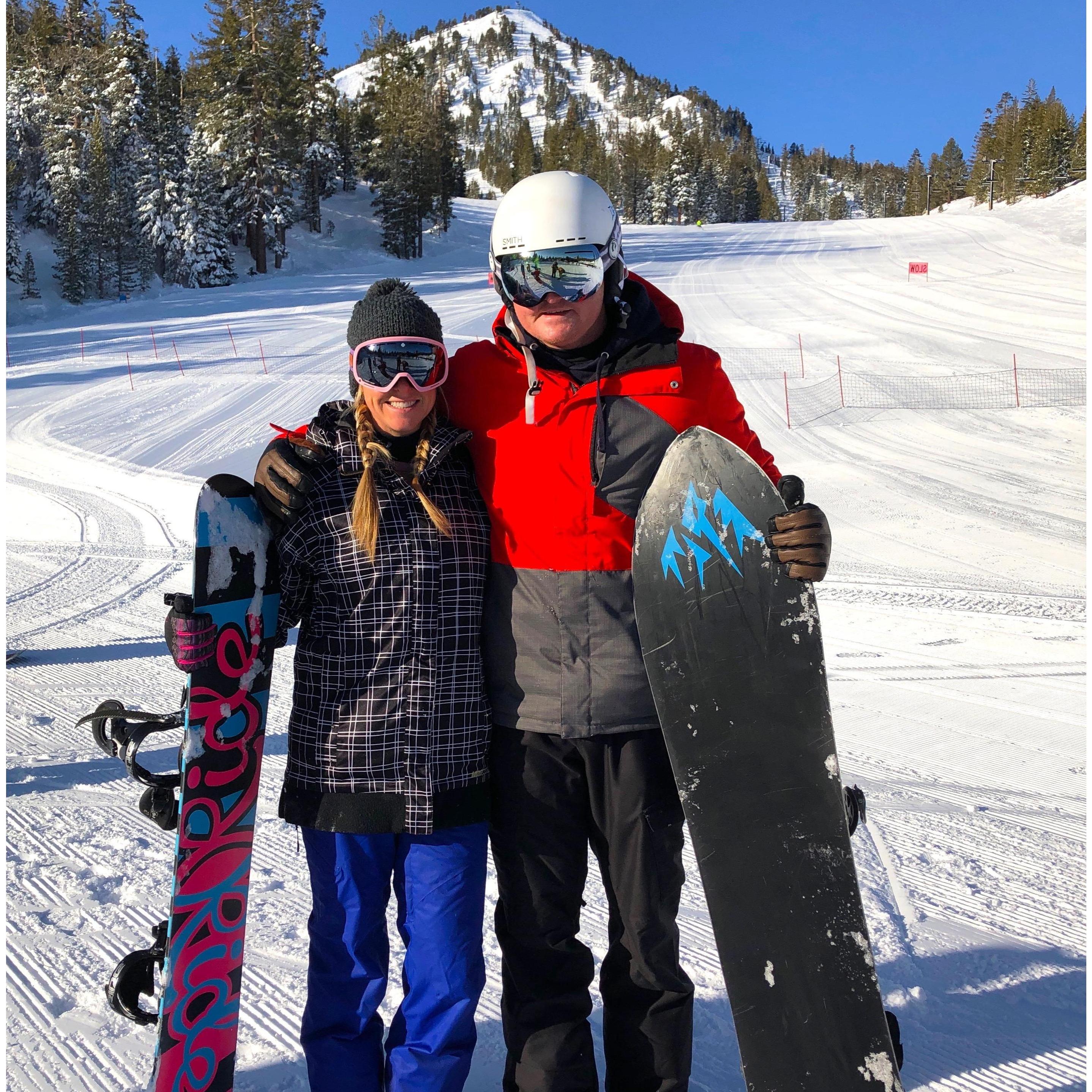 Snowboarding in Utah