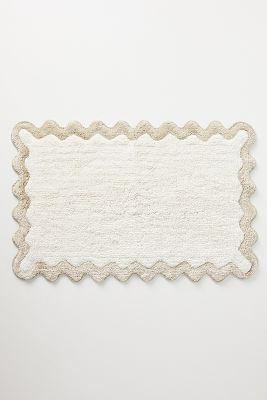 Maeve Scalloped Bath Mat