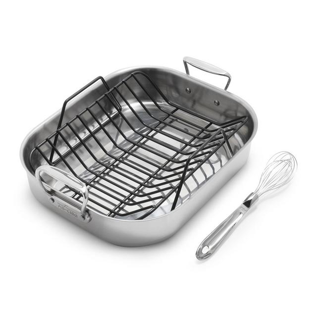 All-Clad Stainless Steel Roasting Pan with Nonstick Rack