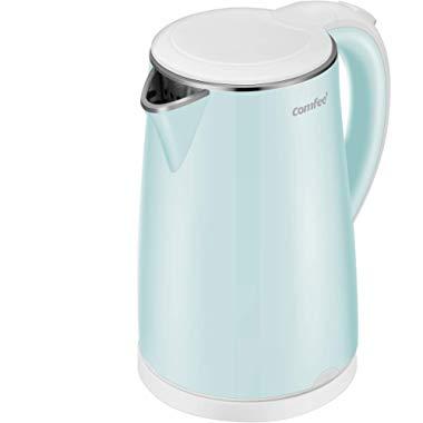 Mainstays 1.7-Liter Plastic Electric Kettle, White - Water Butlers