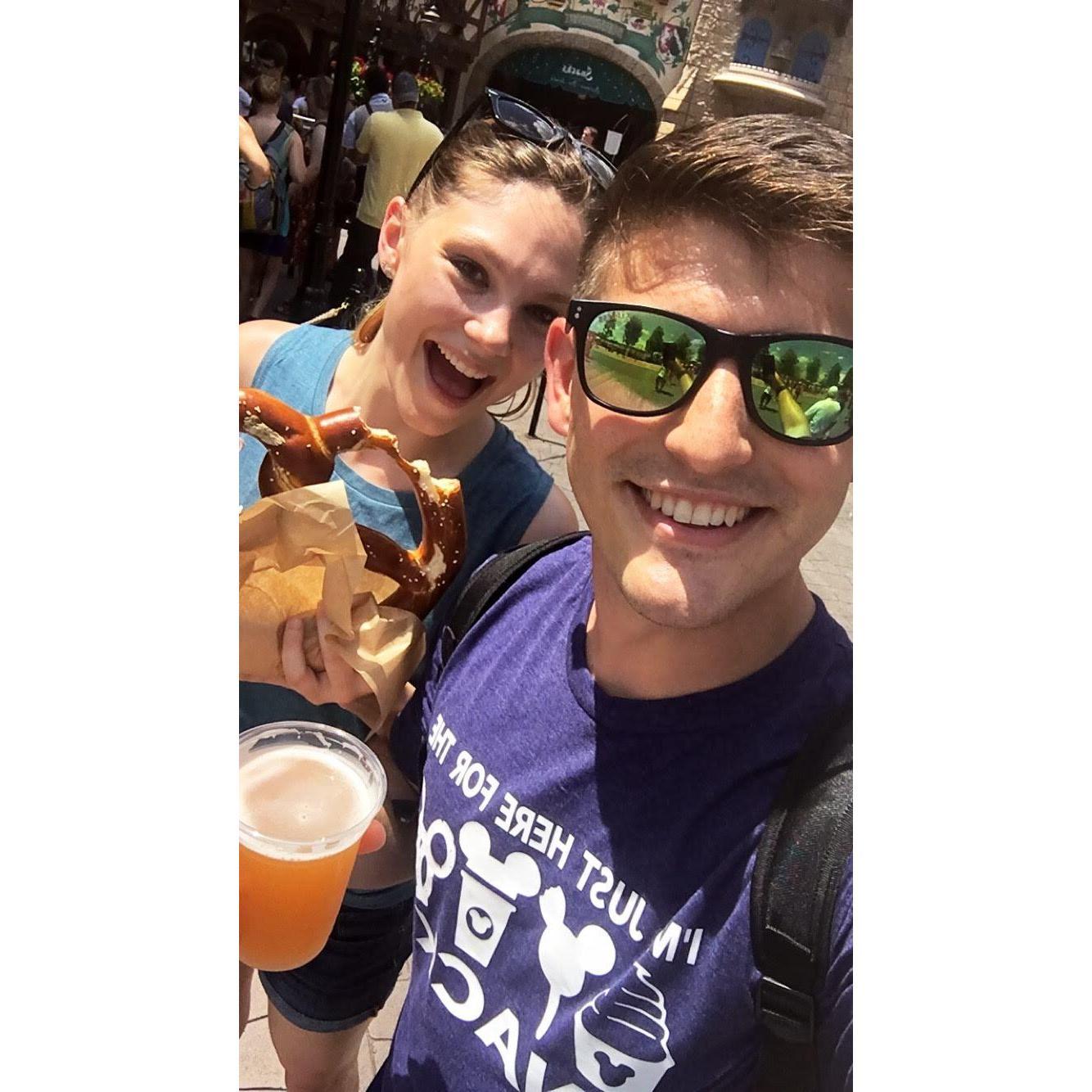 We went to Disney for the snacks!