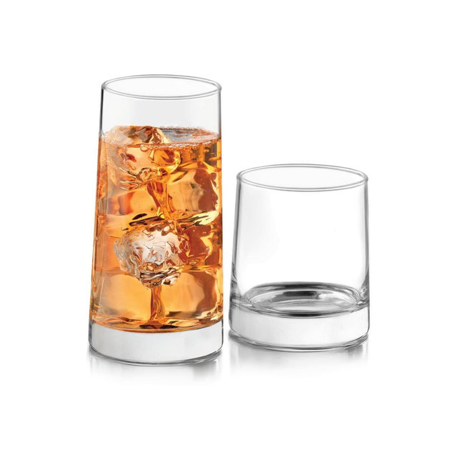 Libbey Cabos 16-Piece Tumbler and Rocks Glass Set
