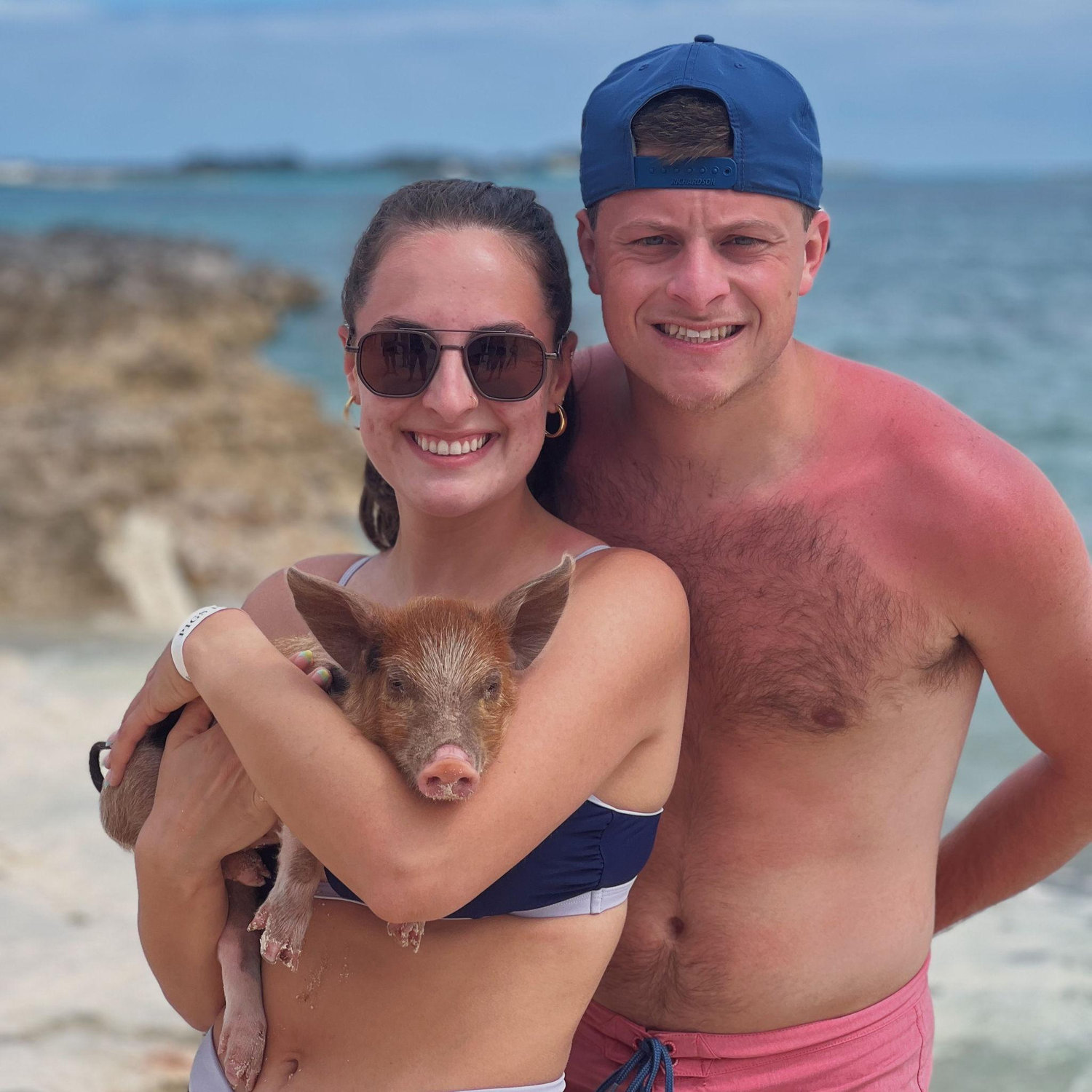 Swim w/pigs in Nassau, Bahamas 
2025