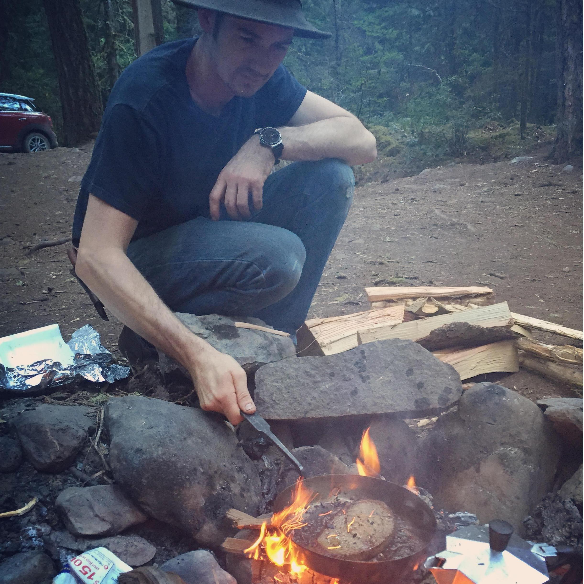 One of many camping trips