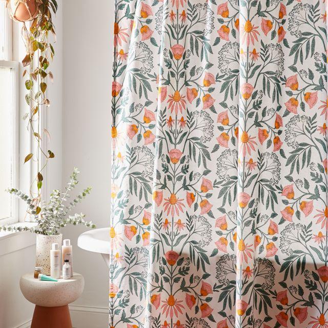 Camille Floral Shower Curtain