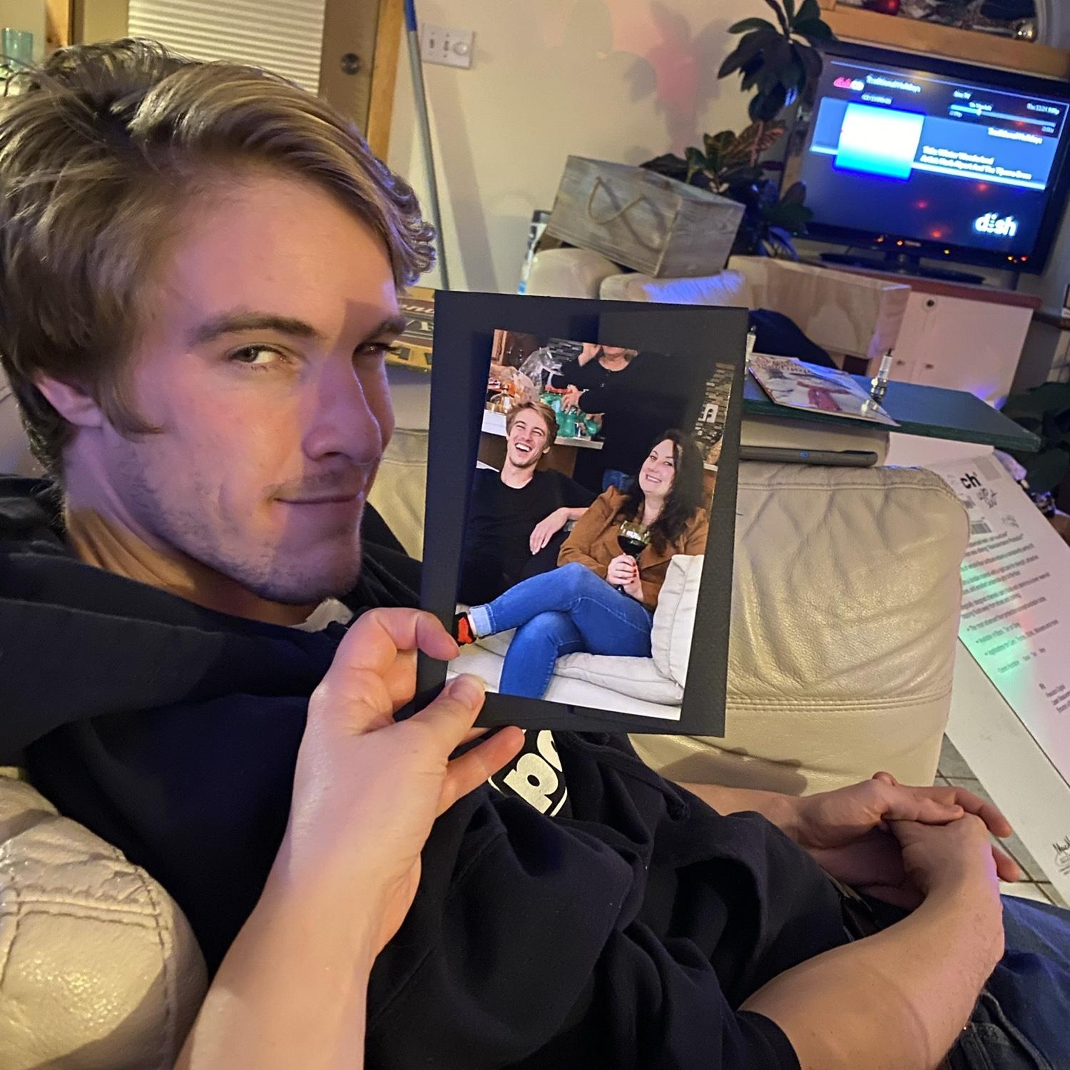 Bob enjoys when photos are demanded of him.