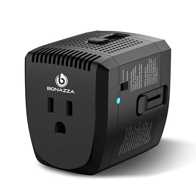 2000W Voltage Converter Adapter US to Europe, UK, Australia, Italy, Spain, Asia Over 150 Countries - Step Down 220V to 110V for Electric Product Like Hair Dryer Steam Iron Cell Phone Laptop MacBook