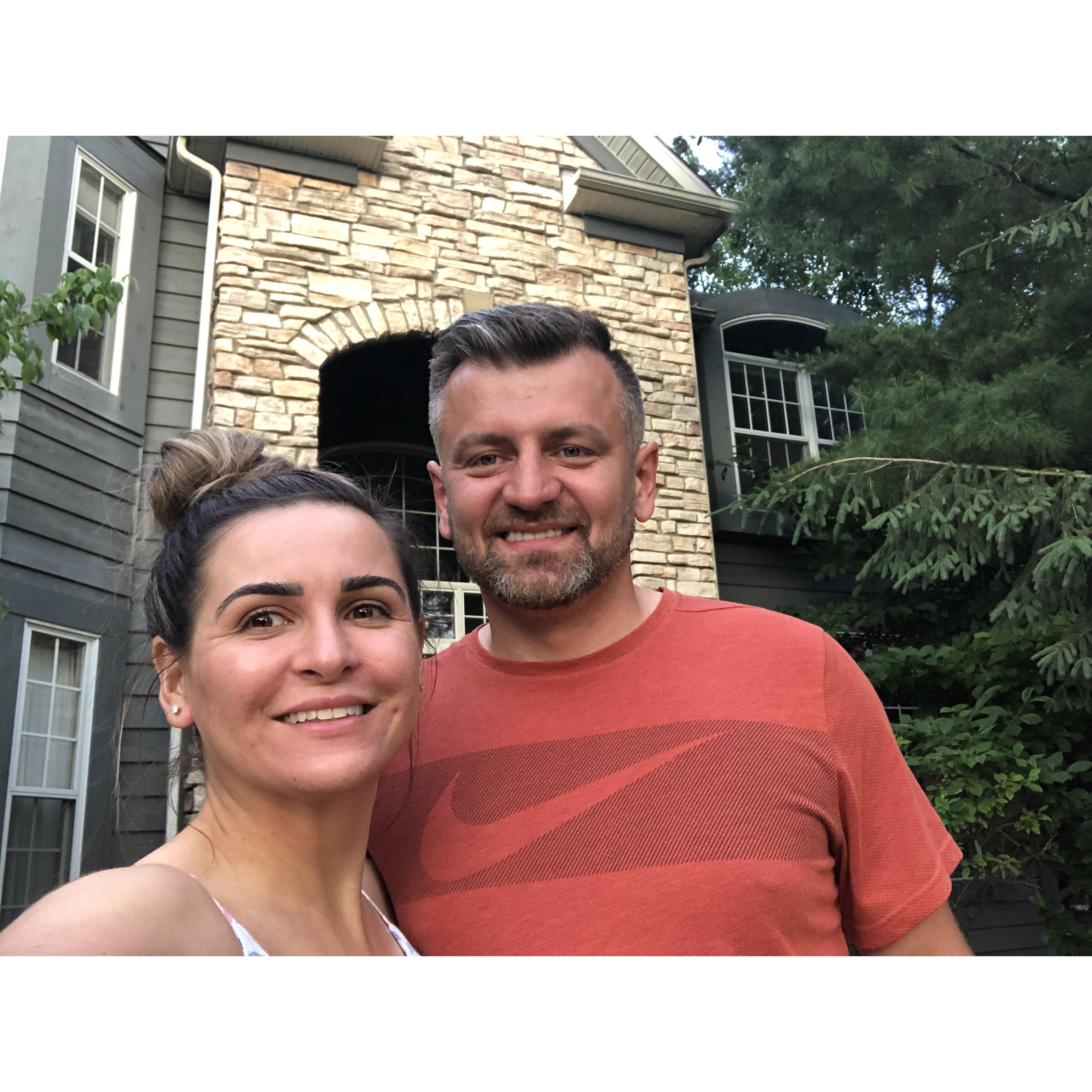 July, 2020 - we bought our first home together!