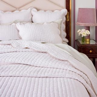 Chairish Quilted Scallop Coverlet