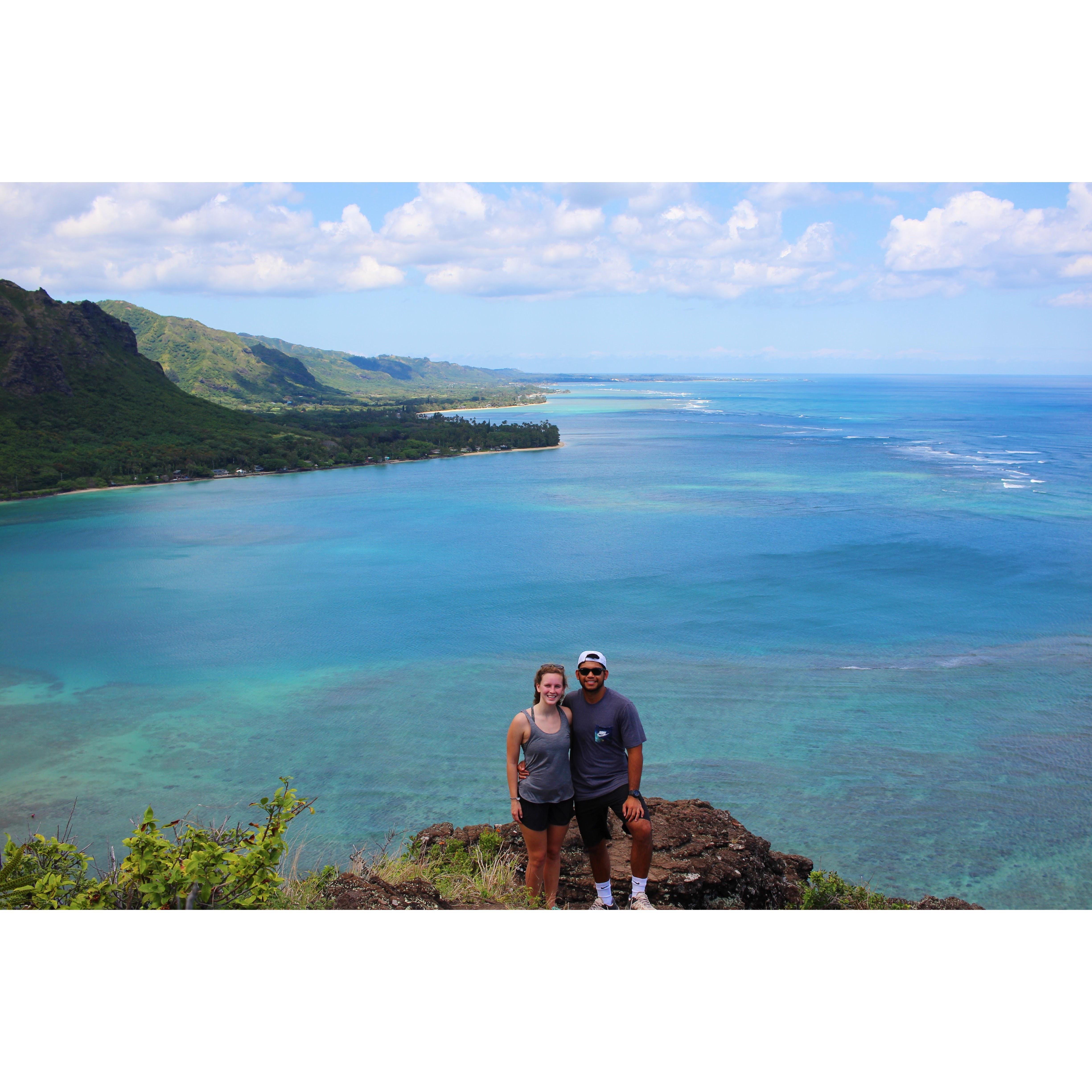 Crouching Lion Hike, Oahu
January 2016