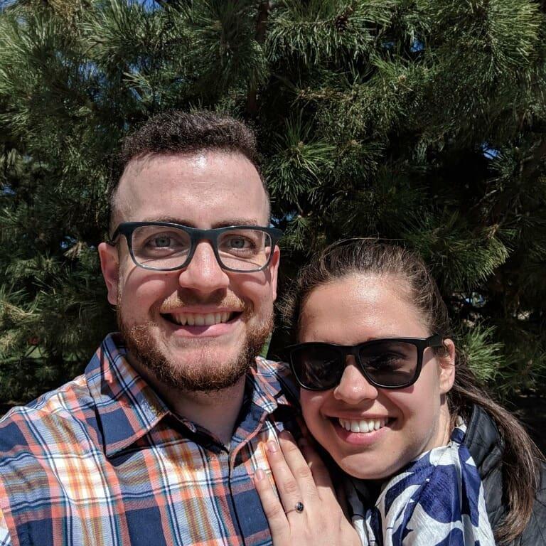 Engaged! Kev proposed on May 6, 2018