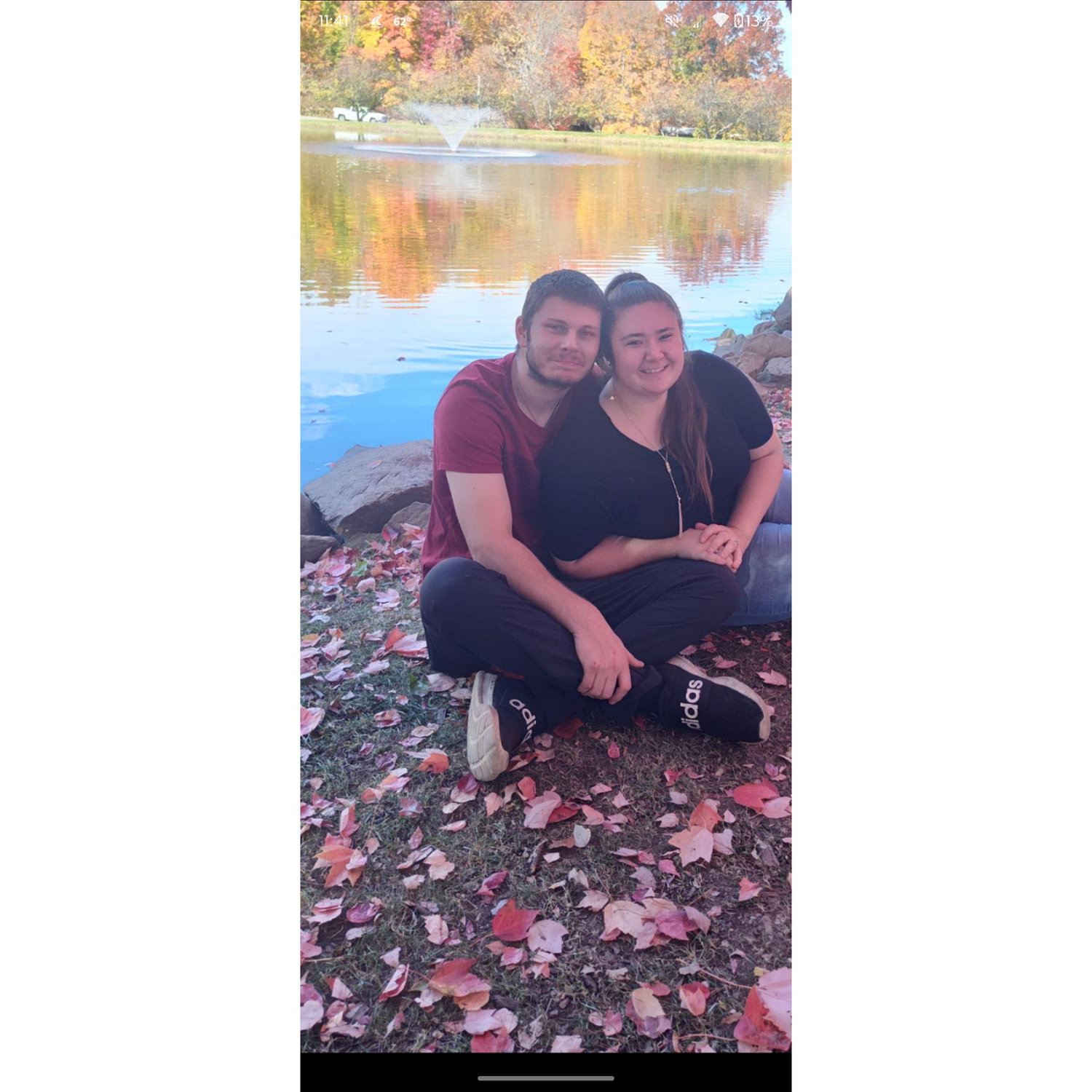 Fun fall photo at Whitehouse Fruit Farm
