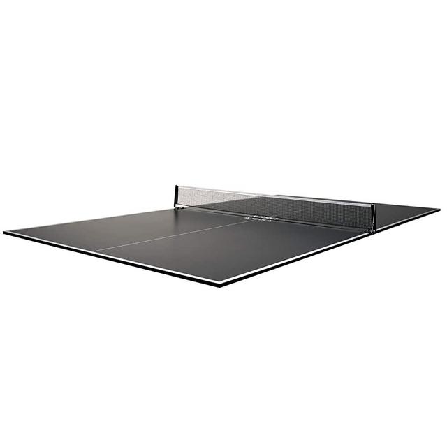 JOOLA Regulation Table Tennis Conversion Top with Foam Backing and Net Set - Full Sized MDF Ping Pong Table Top for Pool Table - Quick and Easy Assembly - Foam Backing to Protect Billiard Table