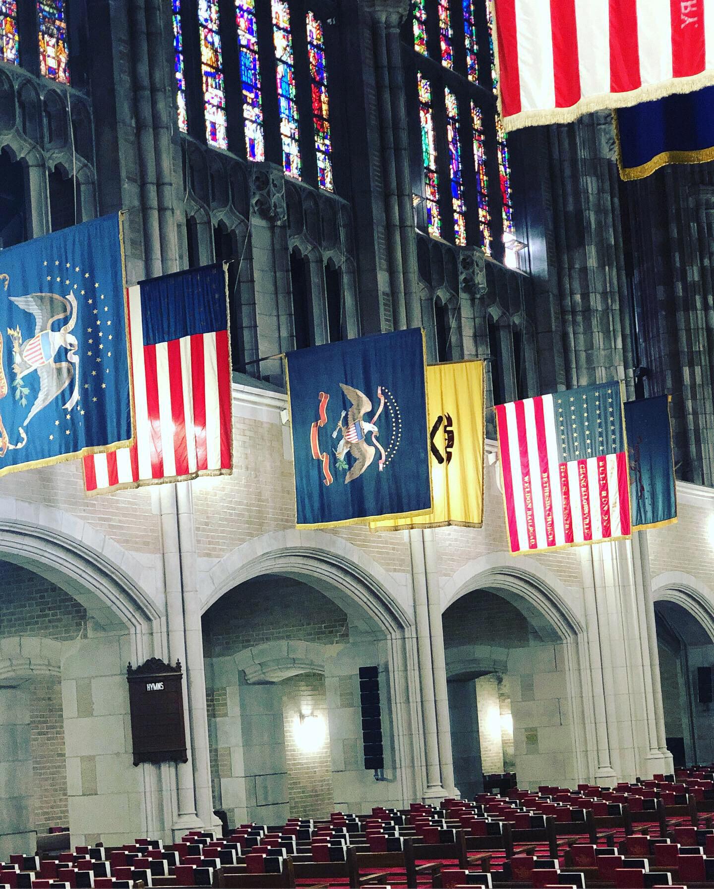 inside the Cadet Chapel