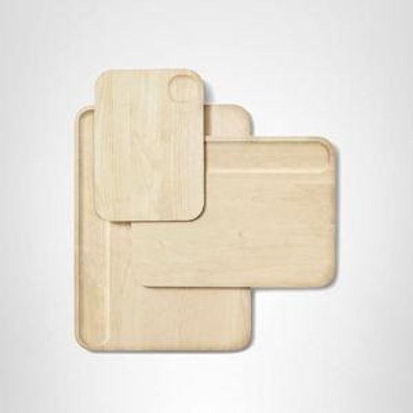 Caraway 4-Piece Double-Sided Wooden Cutting Board Set