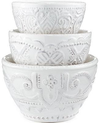 Blanc Set of 3 Nesting Bowls