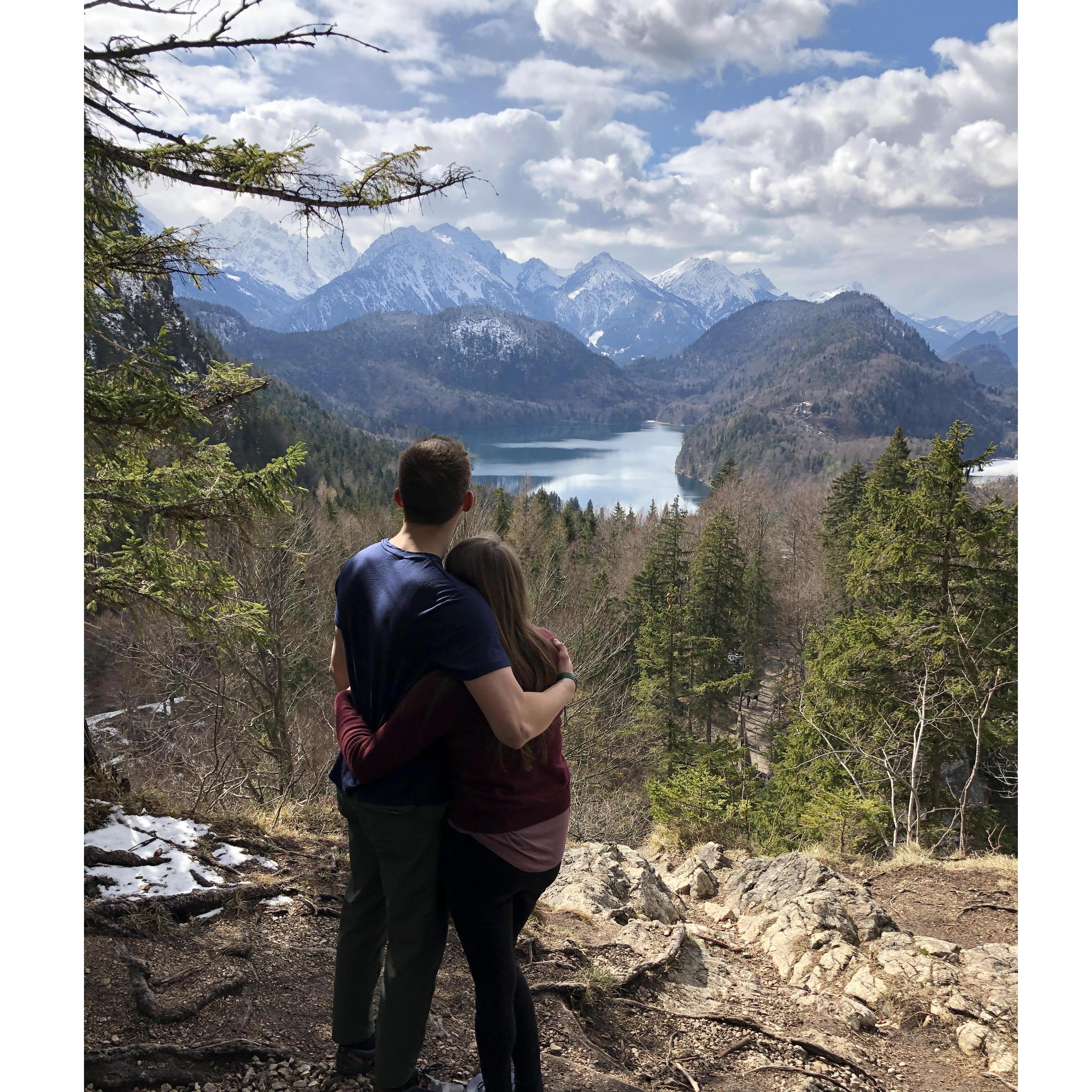 Us in the German Alps