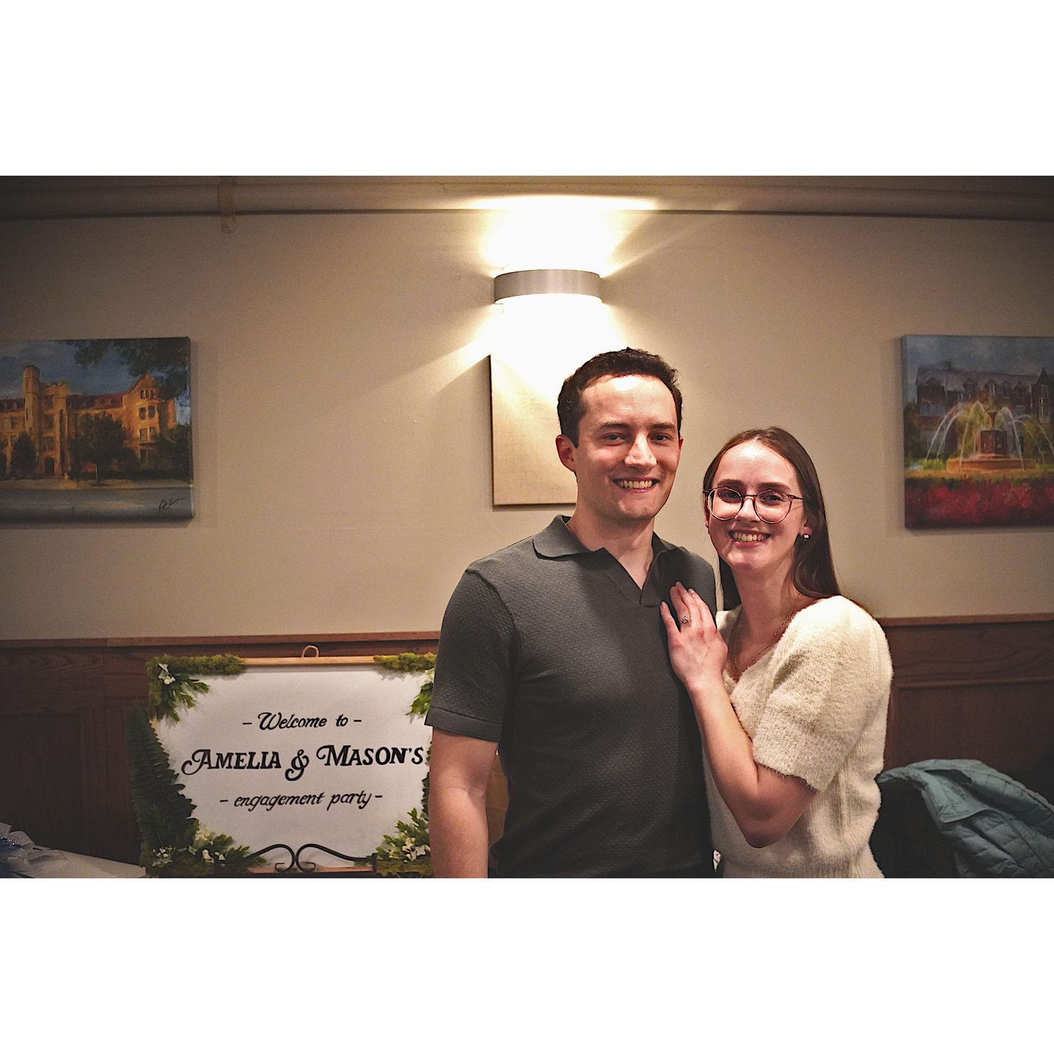 Celebrated our engagement with our dearest friends and family <3