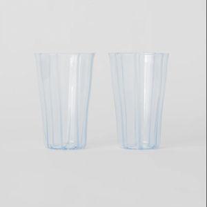 Set of 2 Glasses - Le Grand Verre Bonbon Set in Cornflower