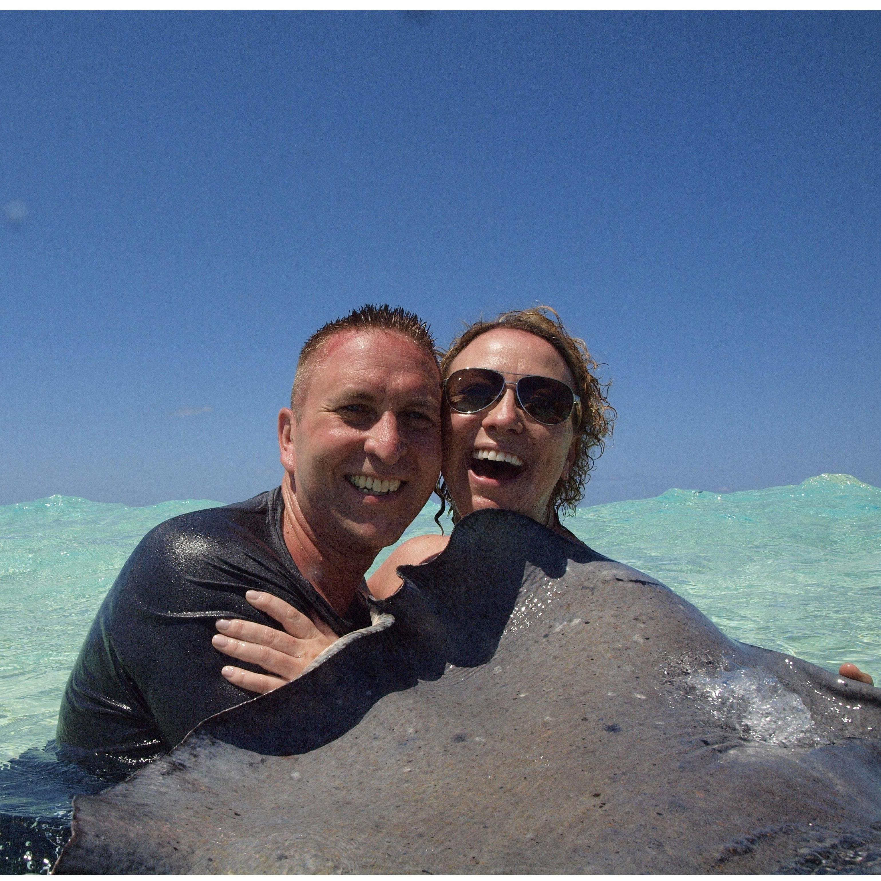 Swimming with the stingrays