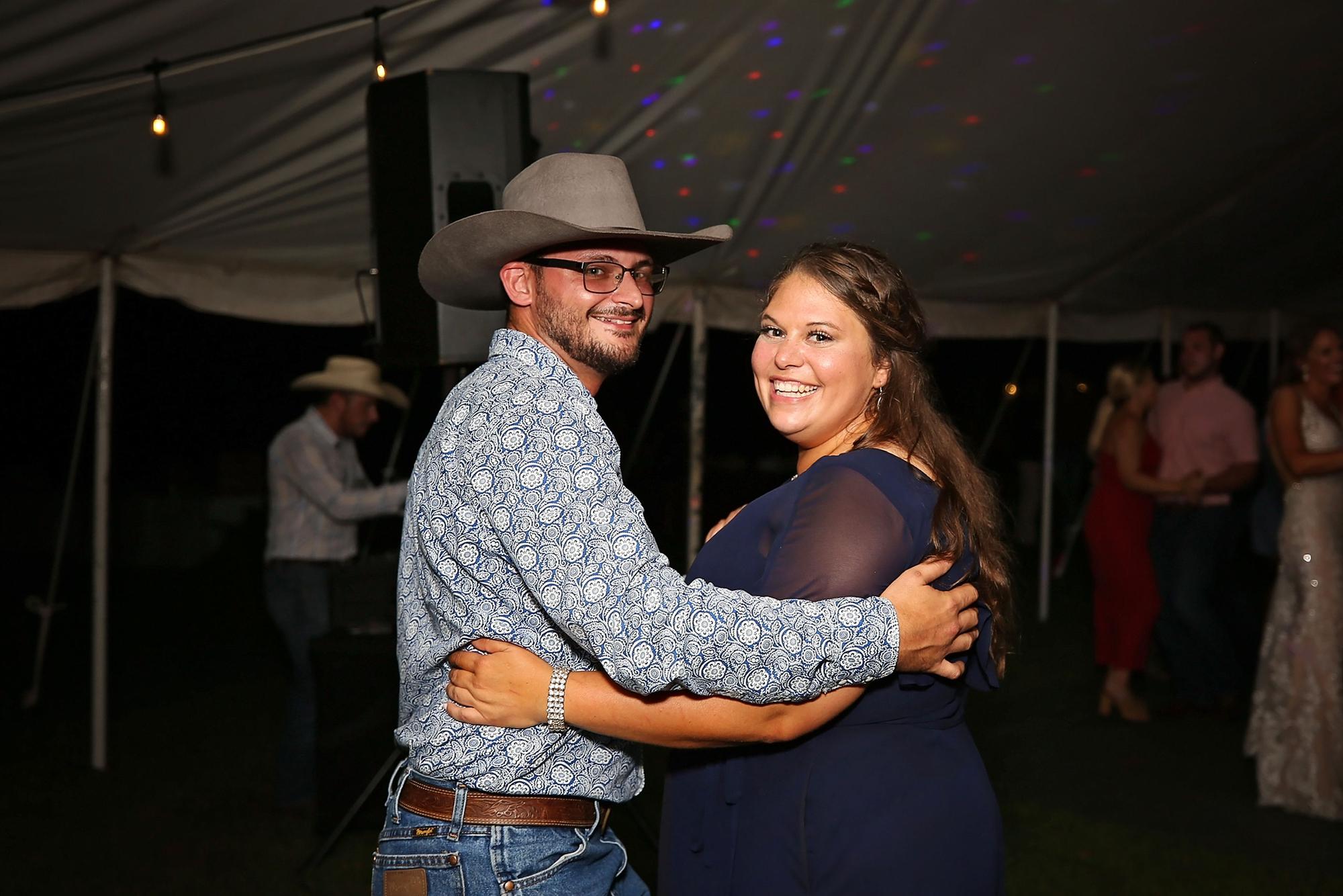 Morgan's wedding. 
This was the night Corey met EVERYBODY. He sure was a brave man to agree to be Kara's wedding date! They danced the night away. Who will be this brave couple on May 6??