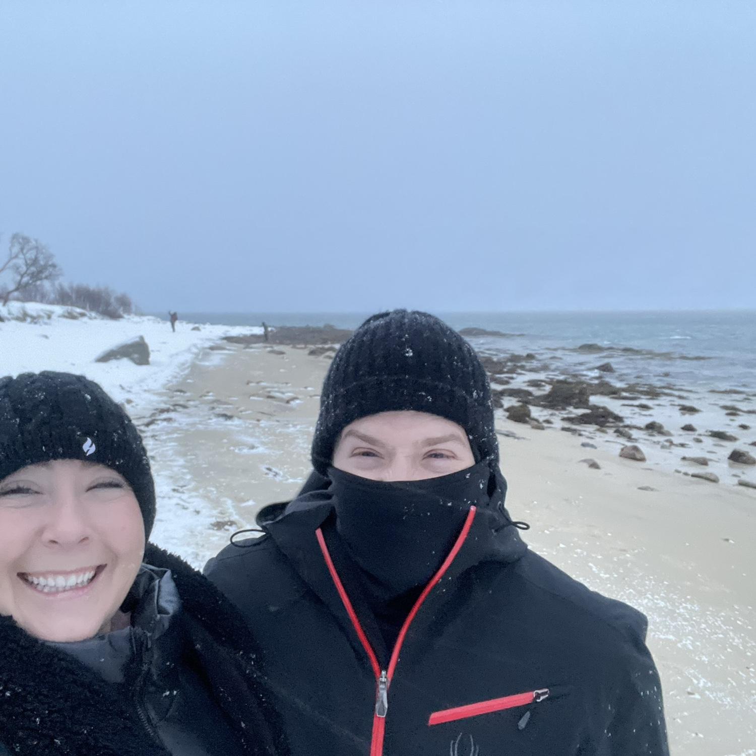 Beaches in the Arctic! Tromso, Norway - November 2023