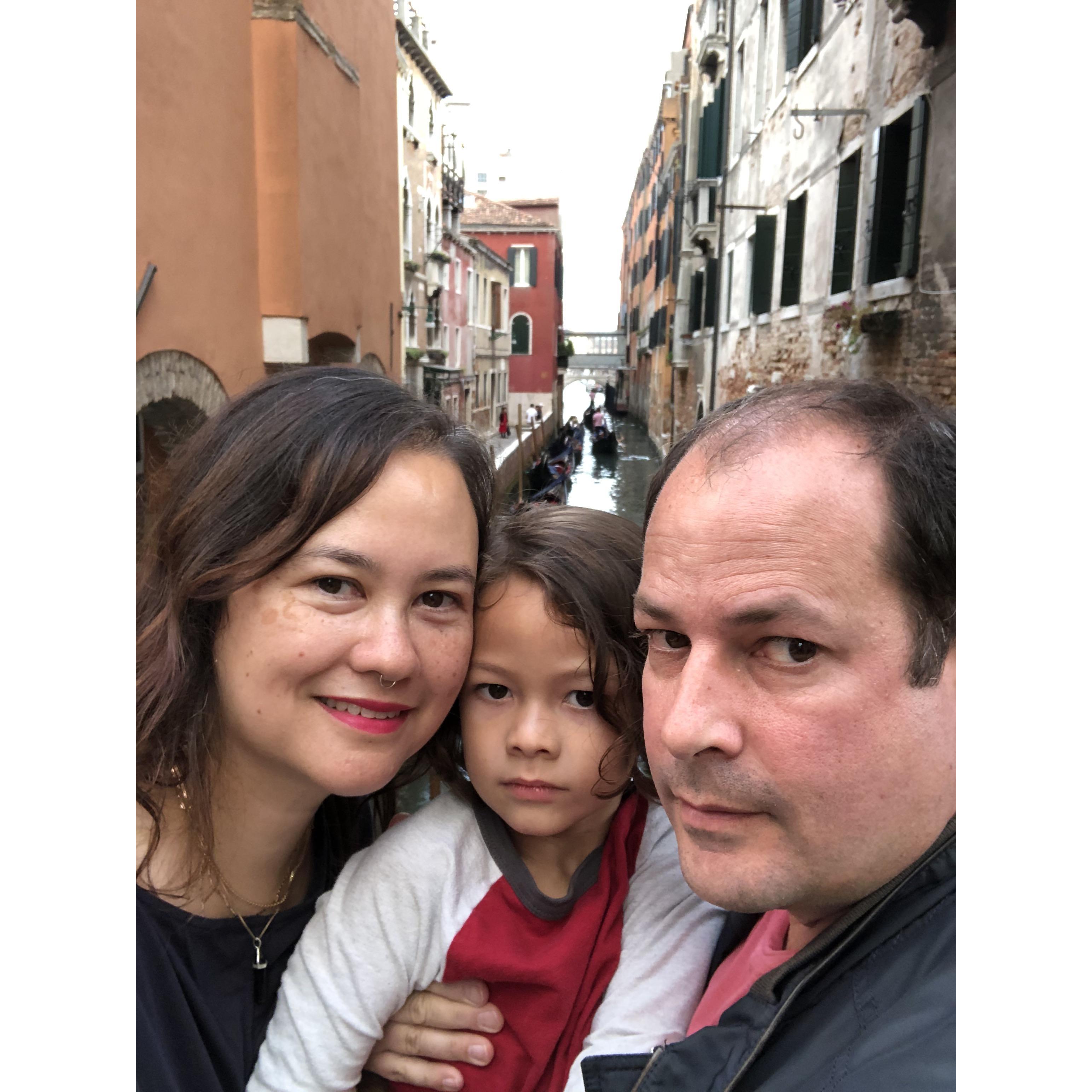 This photo was taken the on the day Roman proposed (which was that evening in Venice). He nervously asked Sabrina (ok me) if I would marry him.