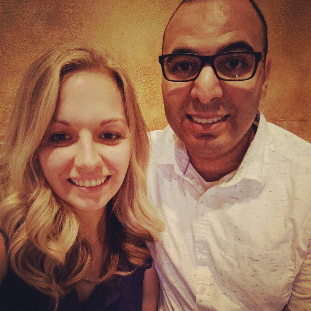 Three-year anniversary dinner.